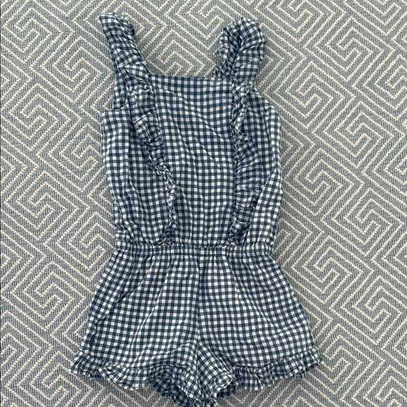 Polo Ralph Lauren Other - Polo by Ralph Lauren Blue Gingham Romper with Relaxed Fit